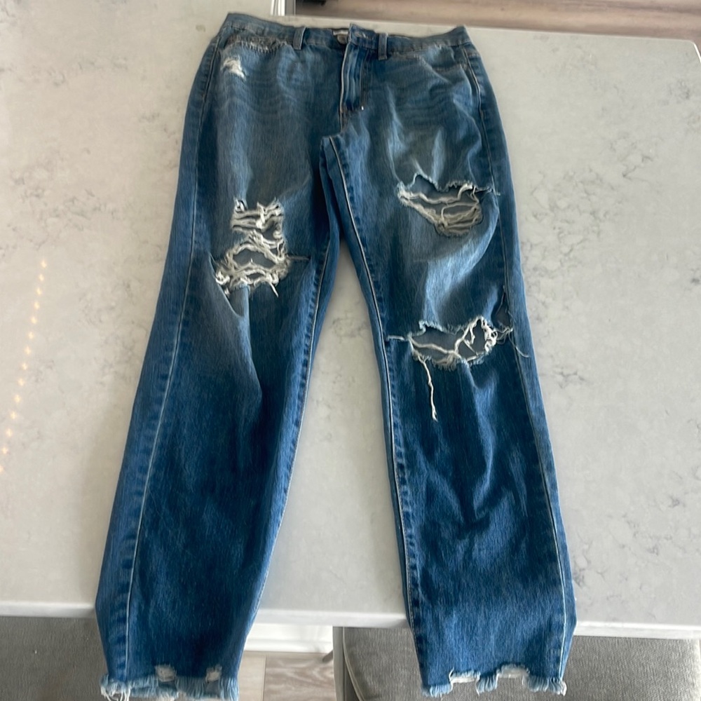 dark mom jeans
